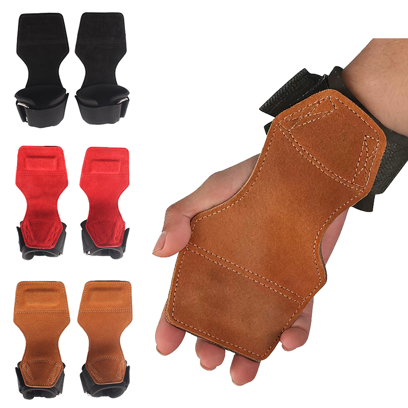 New Crossfit Gear - Luvas de Couro Grossas para Levantamento