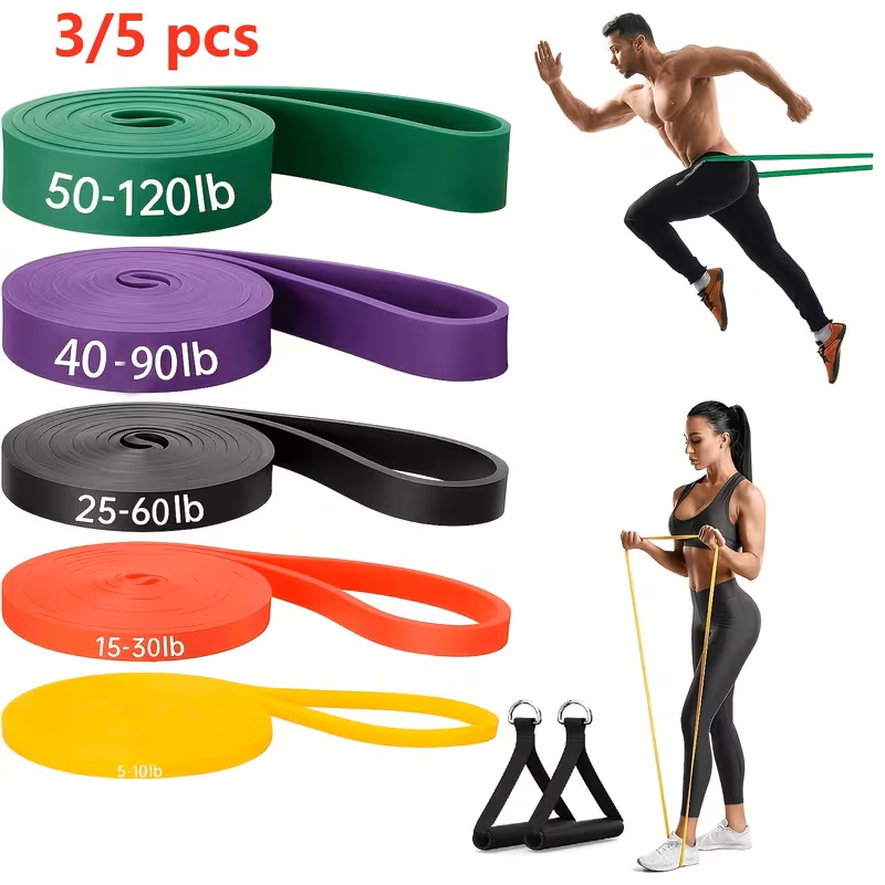 Conjunto de 3/5 Faixas de Resi - Pull Up Assist Band avaliação e preço