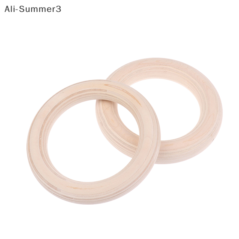 2 unidades/par anel de madeira - Gymnastic Ring Wood avaliação e preço
