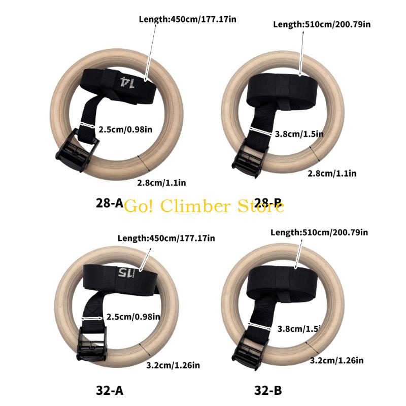 Anéis ginástica ajustáveis ​​q - Gymnastic Ring Wood avaliação e preço