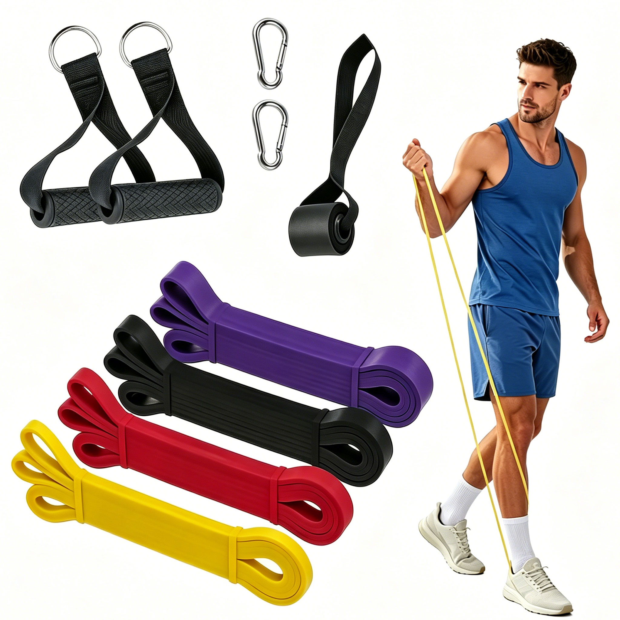 Conjunto de Faixas Elásticas p - Pull Up Assist Band avaliação e preço